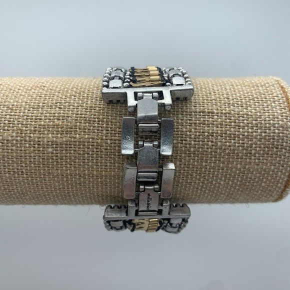 Stella & Dot Portia Bracelet Mixed Metal Day to Night - Picture 5 of 5